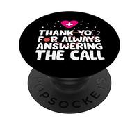 Thank You For Always Answering The Call - Essential Workers PopSockets Grip and Stand for Phones and Tablets