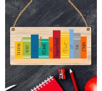 Thank You For Being An Important Part Of My Story Hanging Plaque - Keepsake Rectangle Sign For Teachers Nursery Staff End Of Term Gift