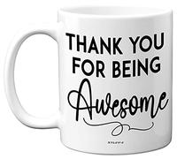 Thank You for Being Awesome, 11oz Ceramic Dishwasher Safe Premium Mugs, Thank You Gift, Thinking of You Gifts, Gifts for Colleagues, Teacher Gifts, Mugs for Her and Him