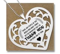 Thank You for Being One of Them Ornament, Appreciation Gift for Teacher, Coworker, Volunteer, Friend, Mentor, Christmas or Car Rearview Mirror Hanging Keepsake for Women Men PE009