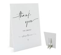 Thank You for Coming Please Take One Sign(8 x 11 Inch Table Sign with Holder) Wedding Shower Bridal Shower or Baby Shower Favors for Guests-WEEDS02
