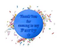 Thank You for Coming to My Party Embosser/Stamp for Fondant, Icing, Cupcake, Cake, Cookie, Decoration, Colour May Vary