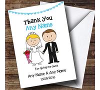 Thank You for Giving Me Away Male Personalised Thank You Card | Thank You Card | Thank You Appreciation Card