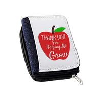Thank You for Helping Me Grow, Thanksgiving Gift, Women’s Denim Coin Wallet.