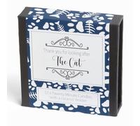 Thank You for Looking After The Cat Candles (wrap). 12 x Twenty Minute Candles with a Ceramic Holder for Relaxation, Meditation, Mindfulness and Well-Being
