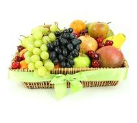 Thank You Fruit Basket - Fruit Gift Baskets and Gift Hampers with Next Day UK delivery with Personal Message attached