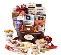 Thank You Gift Basket Send Your Appreciation with This Beautiful Display Basket. Enjoy the Large Assortment of Sweets and Savory Treats, Perfect for Mom Dad Friends