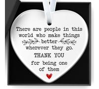 Thank you Gift Ceramic Sign There Are People In This World Who Make Things Better Wherever They Go Thanks you for Being One Of Them For Women Men Christmas Gifts Thank you for Being Part Of My Journey
