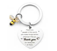 Thank You Gift Leaving Gifts For Colleagues Nurse Thank You Gifts for Women Teacher Keyring Bee Gifts Appreciation Keychain Leaving Gifts For Women Goodbye Gifts For Colleagues Teacher Leaving Gifts