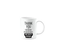 Thank You Gift Mug Present for Fire Safety Officer, for Being an Incredible, Leaving, Retirement, for Colleague, Boss, Manager, Supervisor, Christmas, from Cup, mm-CA-332a_131