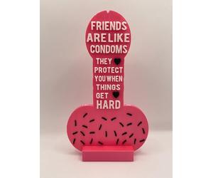 Thank you Gift Present, Offensive, Rude, Willy, Dick, Penis, Find (Friends are like)
