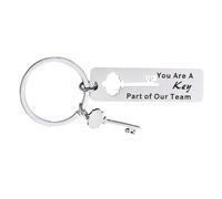 Thank You Gifts for Colleagues Coworkers Boss Leaving Gift for Women Men Employee appreciation gifts for Work Colleagues You Are a Key Part of Our Team Keyrings Team Leader Gifts Keychain