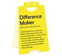Thank You Gifts for Difference Maker Colleague Boss Leader Motivational Decorative Positive Office Desk Accessories Appreciation Gifts Inspirational Present for Women Colleague Acrylic Plaque