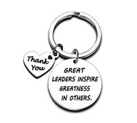 Thank You Gifts for Great Leaders Keyring Present for Coworker Leaving Gift for Colleagues Appreciation Gift for Boss Employee Coworker Colleagues Retirement Present Goodbye Farewell Gifts