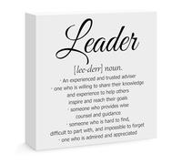 Thank You Gifts for Leader Boss Appreciation Gift Mentor Gift Leader Desk Decorative Sign Manager Supervisor PM Mentor Boss Leaving Farewell Promotion Celebration Retirement Gift