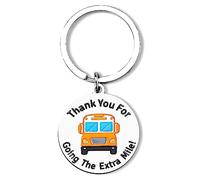 Thank You Gifts for Men Bus Driver Keyring Funny Car Gifts for New Drivers Retirement Gifts for School Bus Driver Appreciation Gifts for Women Teacher Birthday Gifts for Him Her Driver Christmas Gifts