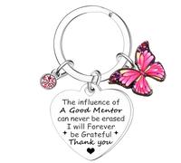 Thank You Gifts for Mentor Keyrings Mentor Gifts for Women Thank You Keyring for Mentors Leaving Gifts for Colleague Leader Boss Mentor Appreciation Keyring Retirement Gifts Goodbye Go Away Present