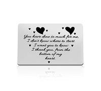 Thank You Gifts for Teacher Nurse Coworker Wallet Card Insert for Friends Family You Have Done So Much for Me Appreciation Card Christmas Birthday Gifts Thank You Gifts for Mentor Coach
