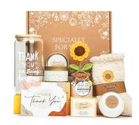 Thank You Gifts for Women, Appreciation Gifts for Coworkers Teacher with 16oz Thank You for Being Awesome Glass, Employee Appreciation Gift Box Thanksgiving Christmas Gift set