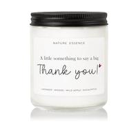 Thank You Gifts for Women, Aromatherapy Thank You Present, Soy Wax Scented Candle Gift Set, Relaxing Stress Relief Home Spa Decor, Appreciation Present for Friends Mom Her