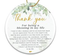 Thank You Gifts for Women Men - Appreciation Gift for Coworker Boss Teacher Nurse Mom Friend - Thanksgiving Day Gifts for Family - Being A Blessing in My Life (thank you)