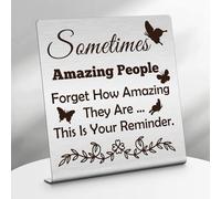 Thank You Gifts for Women Men Home Office Desk Decor Appreciation Gifts for Colleague Employee Boss Leader Teacher Mentor Coworker Going Away Retirement Gift Desk Decorations Sign