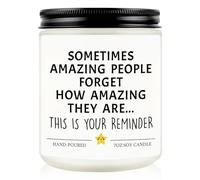 Thank You Gifts for Women Men, Inspirational Gift, Appreciation Gift for Teachers, You are Amazing Jar Candle Gifts, Christmas Encouragement Graduation Present for Friend Sister Coworker Teacher