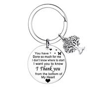 Thank You Gifts for Women Men You Have Done So Much for Me Keychain appreciation gift Thank You Keepsake Keyring Gifts for Teacher Friend Boss Coworker(you have)