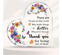 Thank You Gifts for Women Thank You Acrylic Plaque 4 x 4" Teacher Thank You Gift Christmas Graduation Thank You Gifts Thank Plaques-floral 01