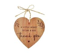 Thank You Gifts, Thank You Plaque Wooden Heart with Envelope A Little Heart to Say A Big Appreciation Gifts for Women Men Colleagues, Friends, Teacher, Nurse, Friend, Boss