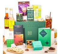 Thank You Gluten Free Hot Chocolate Gift Hamper Basket, Luxury Gourmet Gifts for Women, Men, Couples, with Gluten Free Chocolate by EDEN & CO - Plus Non-Alcoholic Mocktail