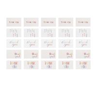 Thank You Greeting Cards White Coated Paper 150pcs