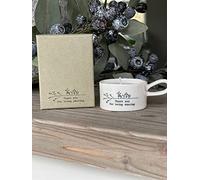 Thank You Handled Tea Light Holder