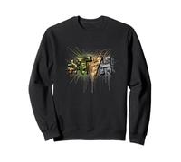Thank you Hashem #TYH, Graffiti Style Mixed Camo, Jewish Sweatshirt
