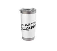 Thank You Javascript Funny Web Developer Programming Stainless Steel Insulated Tumbler