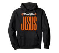 Thank You Jesus Christians God Love Faith Men Women Girl Boy Pullover Hoodie
