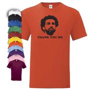Thank You Mo Salah T-Shirt | Liverpool | Egyptian King (UK, Alpha, L, Regular, Regular, Red)