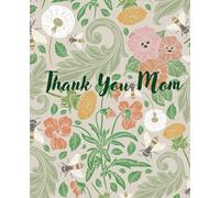 Thank You Mom Composition Notebook: Elegant ruled notebook to gift to your mom