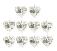 Thank You Neighbours Heart Shaped Ornament, Heart-Shaped 2D Acrylic Friendship Decor, 2026 Neighbours Like You are Precious & Few Appreciation Gift for Neighbor Neighbor Moving Away Gift (10Pcs)