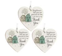 Thank You Neighbours Heart Shaped Ornament, Heart-Shaped Glass Neighbor Neighbours Ornaments 2025, Like You Christmas