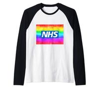 Thank you NHS - National Health Service Rainbow Raglan Baseball Tee