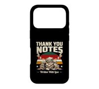 Thank You Notes Written With Love Retro Sunset Case for iPhone 17 Pro