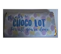 Thank You, Novelty, themed Chocolate Bar gift. For friends, famil and work colleagues. (One Size, Caramel)