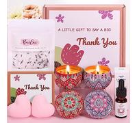 Thank You Pamper Gifts for Women Birthday, Small Colleague Thanks Hampers Gift Baskets for Her, Thank you Bath Set Gifts Idea for Women Best Friend Bestie Couples Teacher Nurses Workmate Mum Sister