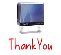 Thank You Self Inking Rubber Stamp Custom Colop Office Stationary P20 Mini Stamper