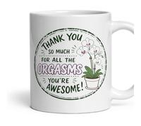 Thank You So Much For All The Org*sms Mug - Rude Funny, Partner Gift | Dishwasher and microwave safe, 11oz ceramic, printed both sides, Anniversary, Valentines
