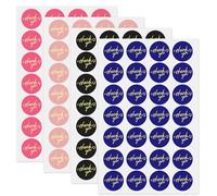 Thank You Stickers, 1100 Pcs Small Thank You Sticker Labels Small Business Round Thanks Stickers for Party Bags Wrapping Tissue Paper 1 Inch