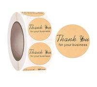 Thank You Stickers Roll - 1000Pcs Stickers for Small Business 1 Inch/1.5 Inch Simple Elegant Round Self-Adhesive Envelopes Seal Labels for School Classroom Office (Style 21, 1inch)