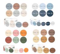 Thank You Stickers, Thank You for Coming to My Party Stickers, Thank You Stickers for Party Bags, 2000 Pcs 2.5cm Round Self-Adhesive Labels for Baking Packaging, Wedding, Gift Boxes, Morandi Color