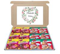 Thank You Sweet Treat Box - A Delicious Way to Show Your Appreciation | Gummy Doughnuts & Pizza Candy Box | 12-Piece Fun Sweet Treats | Soft, Fruity & Delicious